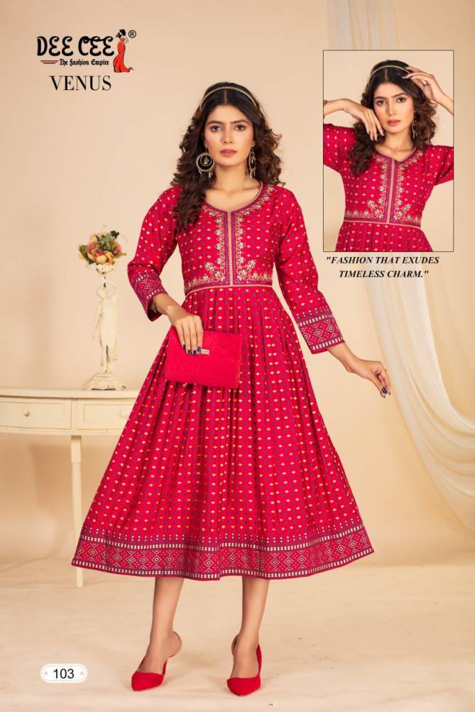 Venus By Deecee Chanderi Plain Printed Kurti Suppliers In India
